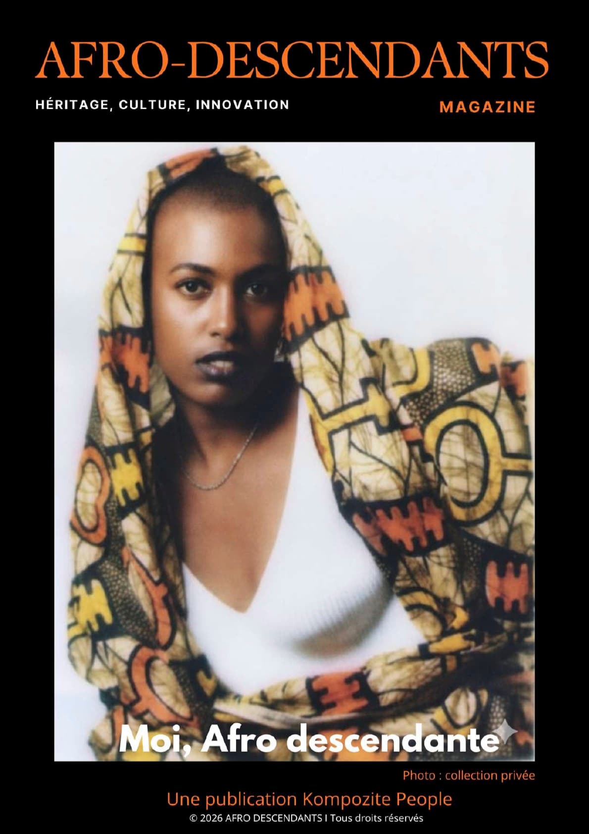 Couverture Officielle AFRO-DESCENDANTS N°1